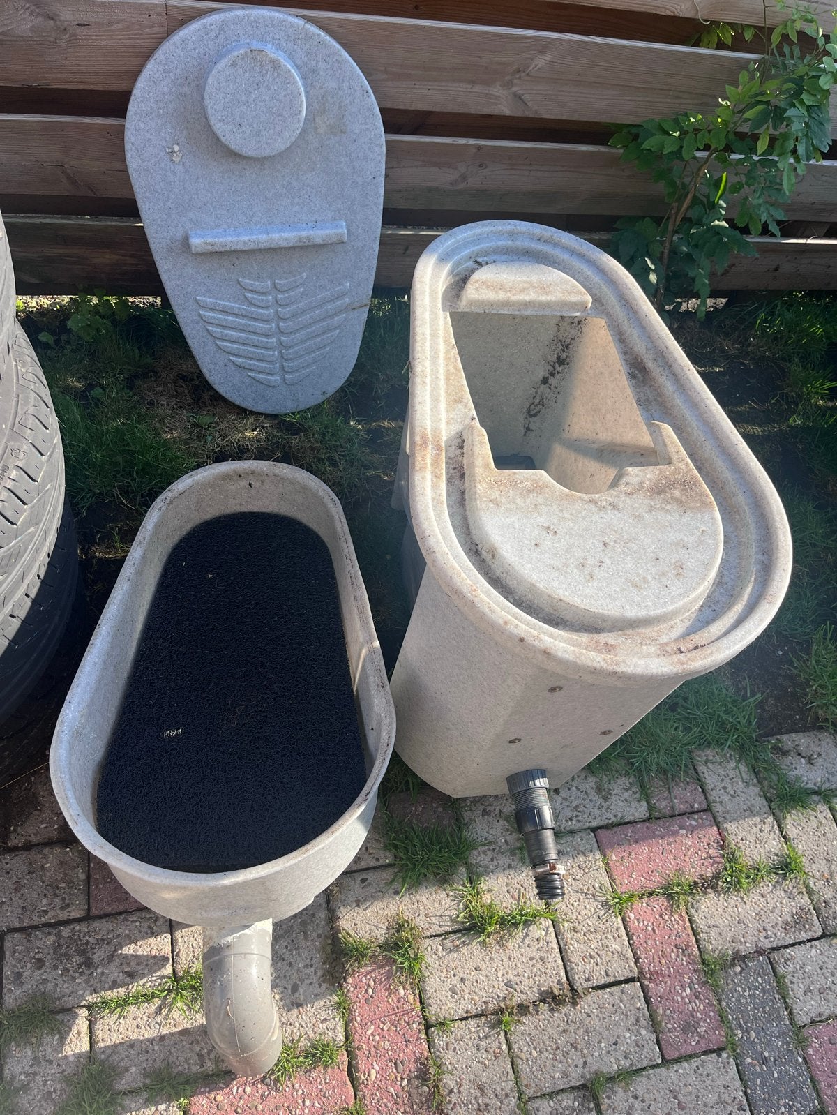 Vijver filter, Ophalen, Gebruikt