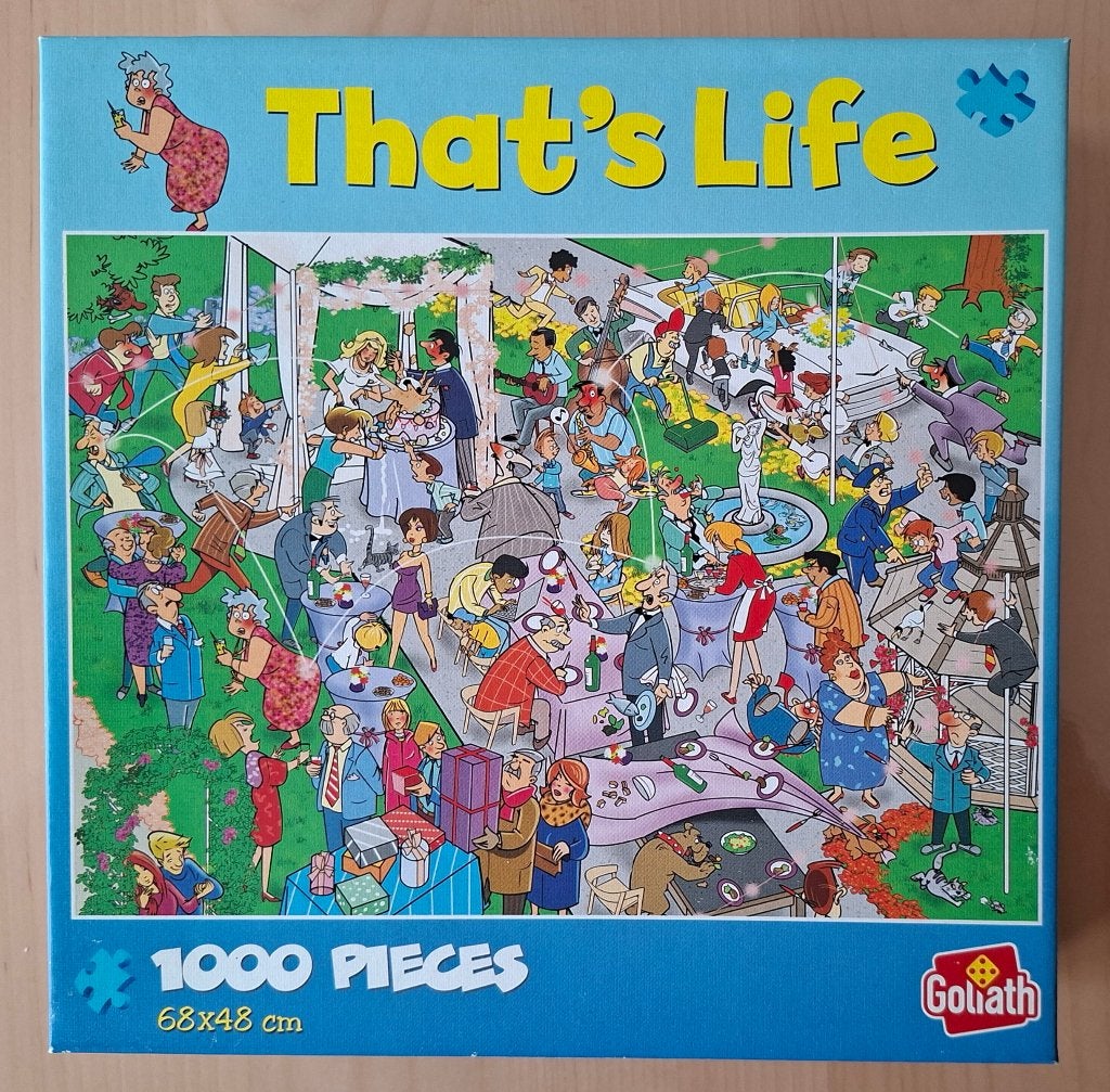 That’s life legpuzzel Bruiloft, Ophalen, 500 t/m 1500 stukjes, Zo goed als nieuw, Legpuzzel