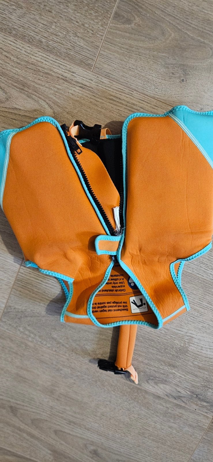 Zwemvestje / Zwembandjes voor kinderen - Oranje/Blauw, Ophalen, Jongen of Meisje, Overige maten, Zo goed als nieuw