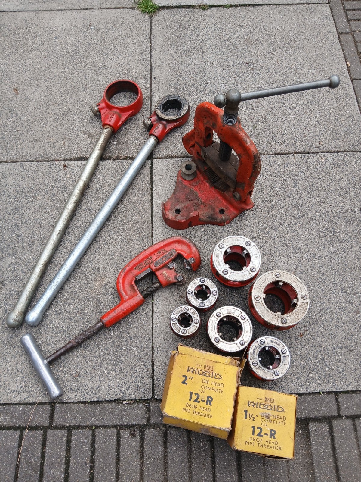 RIDGID pijpdraadsnijder, Doe-het-zelf en Verbouw, Gereedschap | Handgereedschap, Ophalen, Zo goed als nieuw