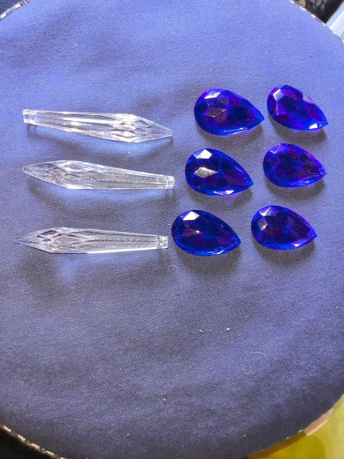Glas kralen voor kroonluchter of prisma-raamhanger, Ophalen