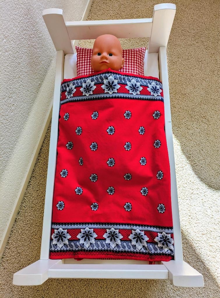 Poppenbedje, Kinderen en Baby's, Speelgoed | Poppen, Gebruikt, Babypop, Ophalen