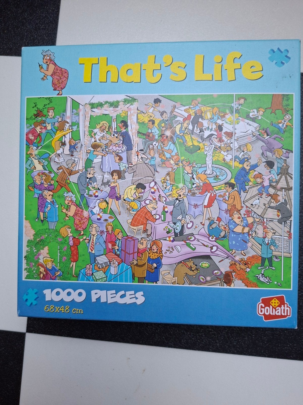 That's Life Goliath Legpuzzel 1000 stukjes Bruiloft, Ophalen of Verzenden, 500 t/m 1500 stukjes, Gebruikt, Legpuzzel