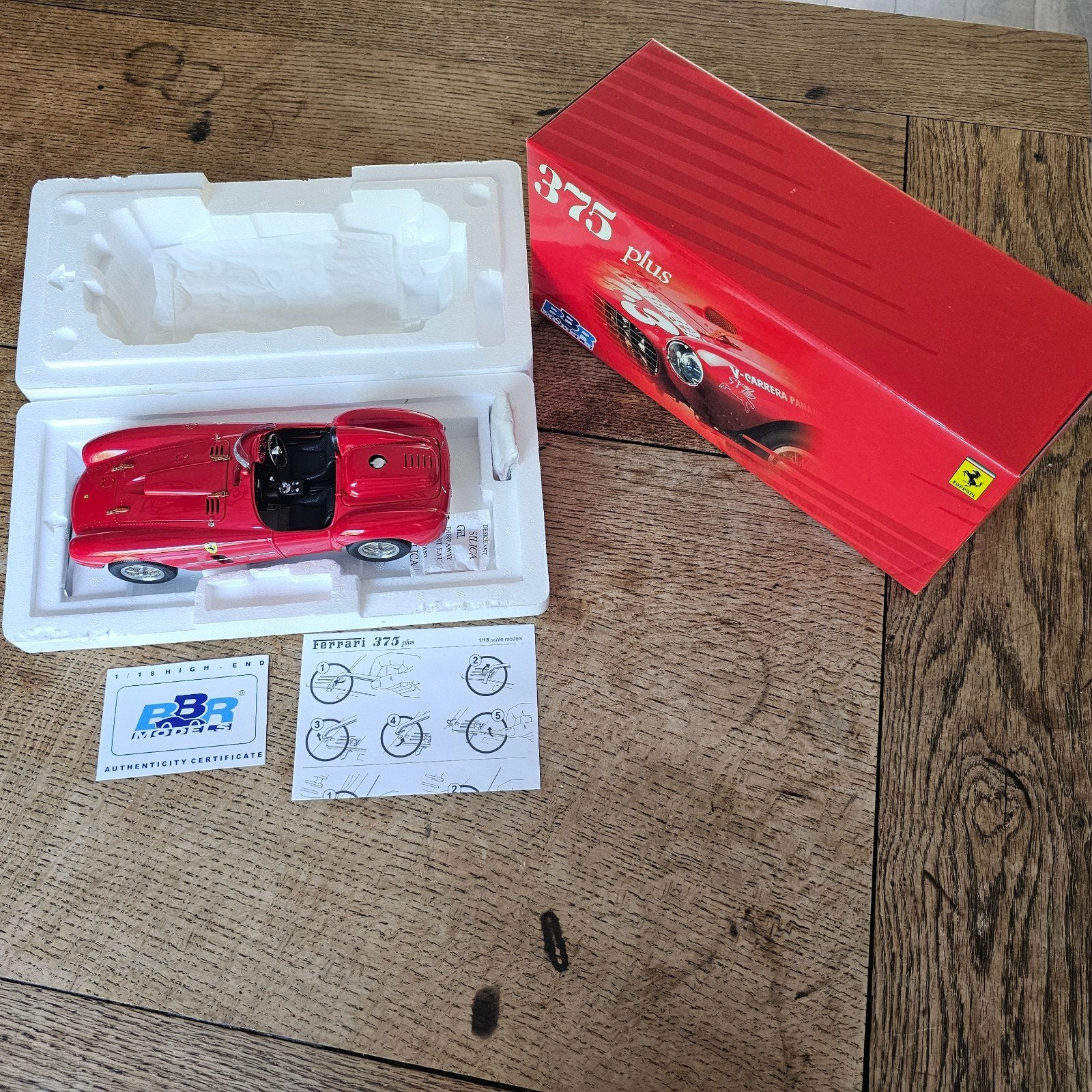 Ferrari 375 plus 1:18 BBR, Ophalen of Verzenden, Zo goed als nieuw, Overige merken