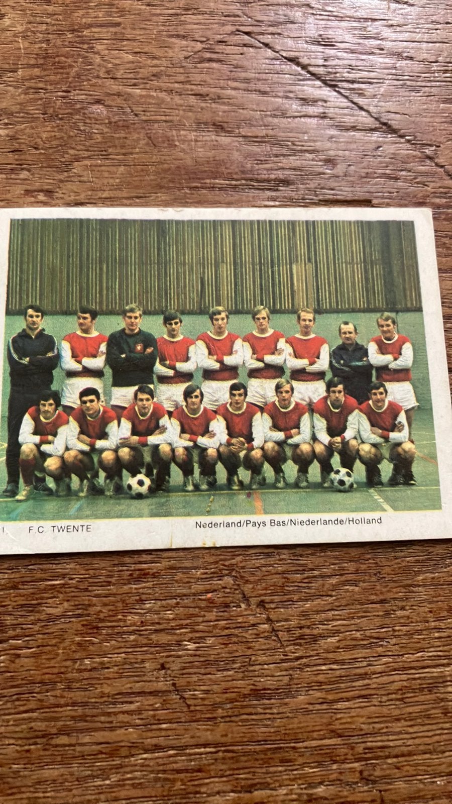 Fc twente panini monty 1969-1970, Ophalen of Verzenden, Gebruikt, F.C. Twente, Poster, Plaatje of Sticker