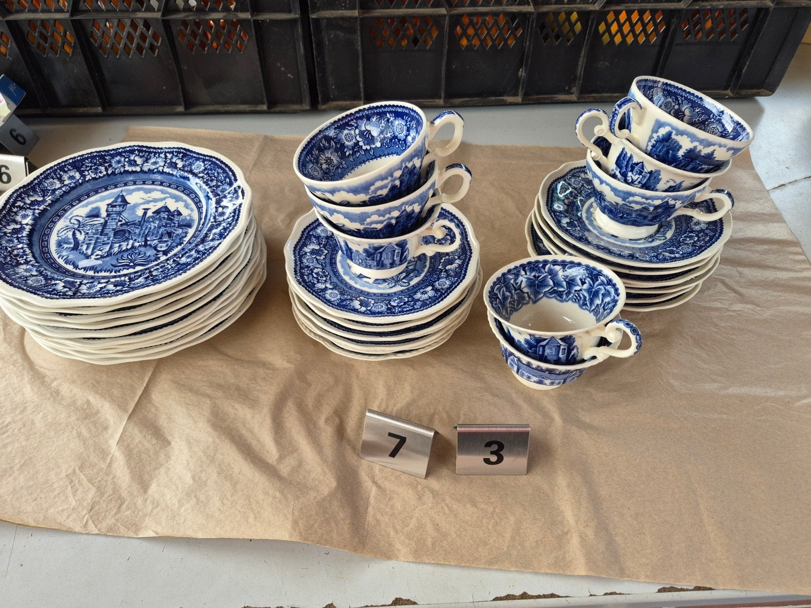 Vinkentoren Servies  petrus regout maastricht, Ophalen of Verzenden