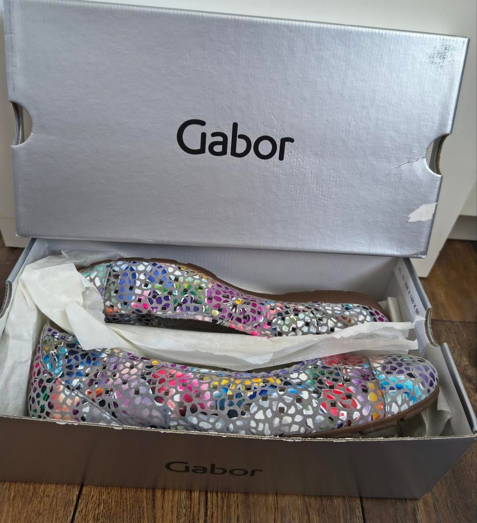 Gabor feestelijke, kleurige damesschoenen, maat 41, Kleding | Dames, Schoenen, Ophalen of Verzenden, Zo goed als nieuw, Overige kleuren