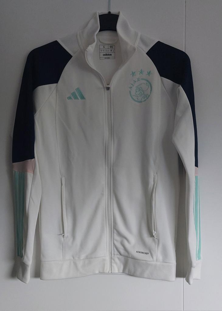 Ajax Trainingspak 23-24 Maat S - Zo goed als nieuw, Wit, Ophalen of Verzenden, Zo goed als nieuw, Adidas