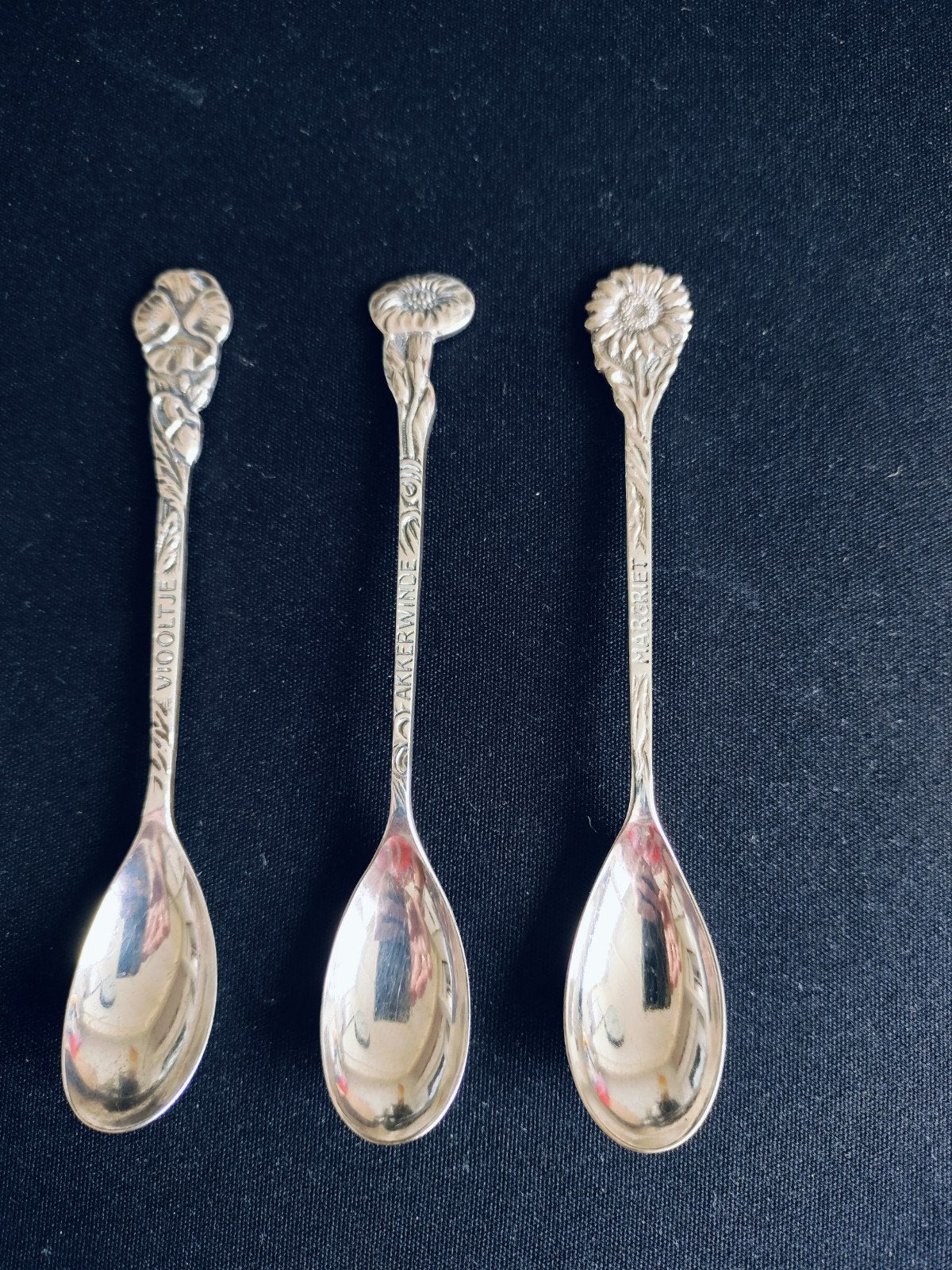 theelepeltjes Douwe Egberts, bloemen, Ophalen of Verzenden