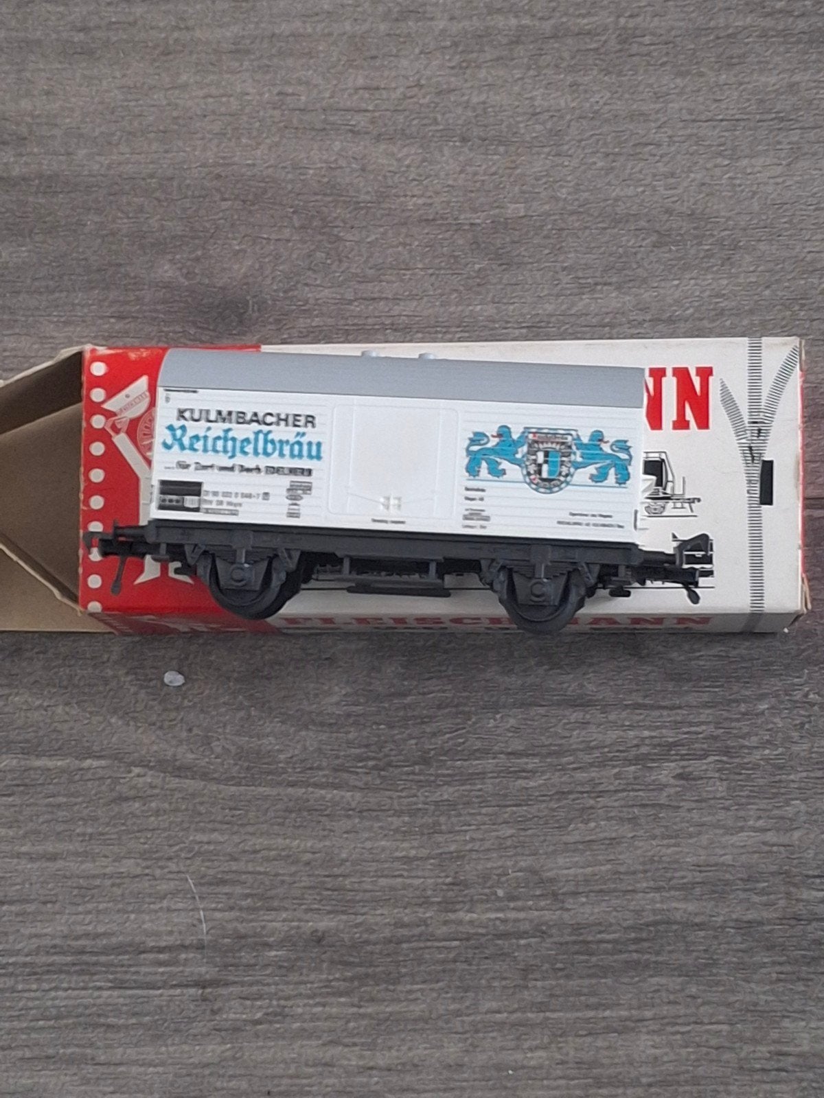 Fleischmann H0 Koelwagon Kulmbacher Reichelbräu, Ophalen of Verzenden