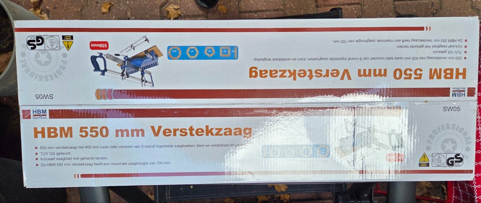 Verstekzaag HBM, Ophalen, Nieuw
