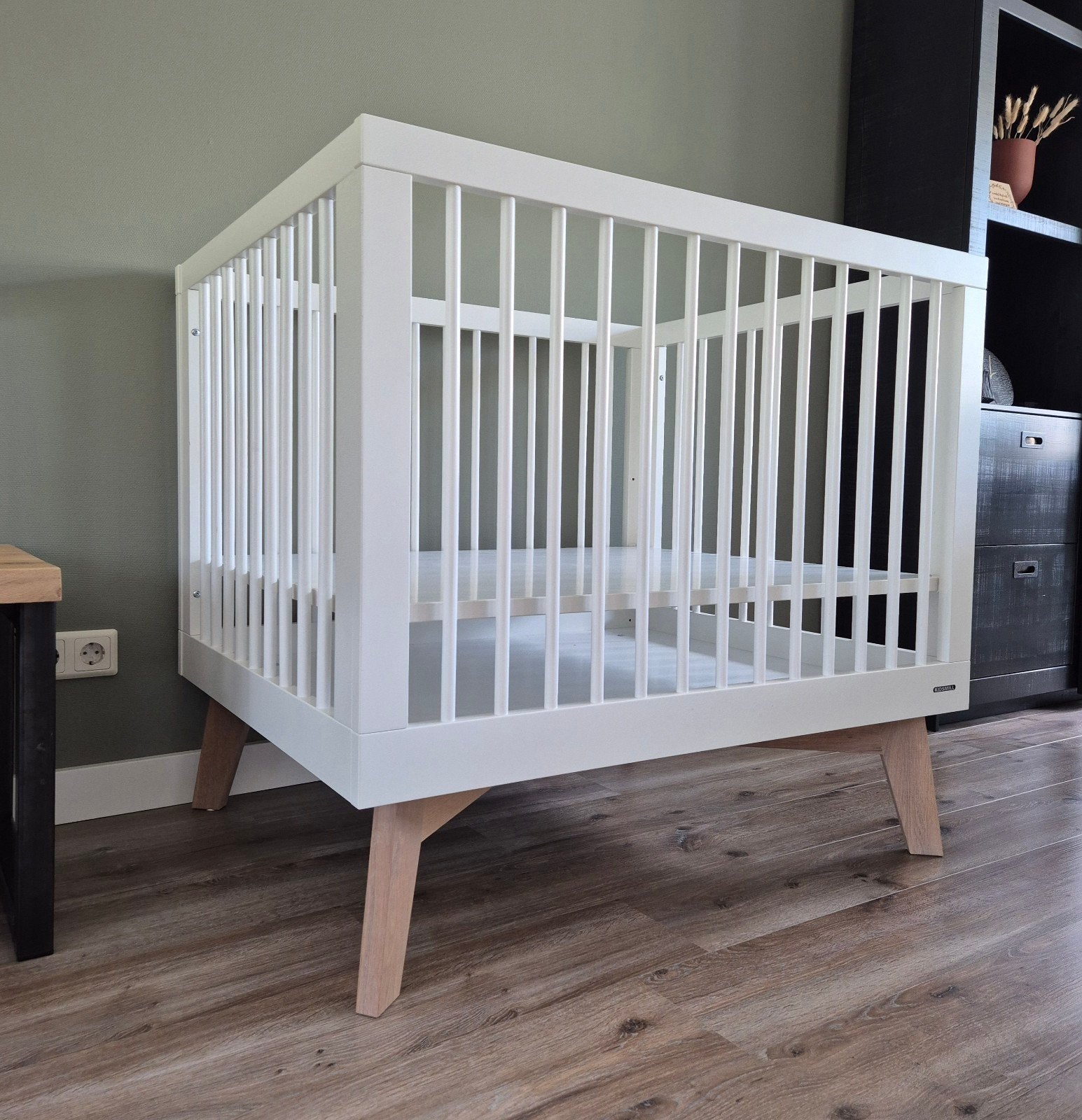 Box Kidsmill Sixties - wit/naturel, Ophalen, Gebruikt, Boxkleed