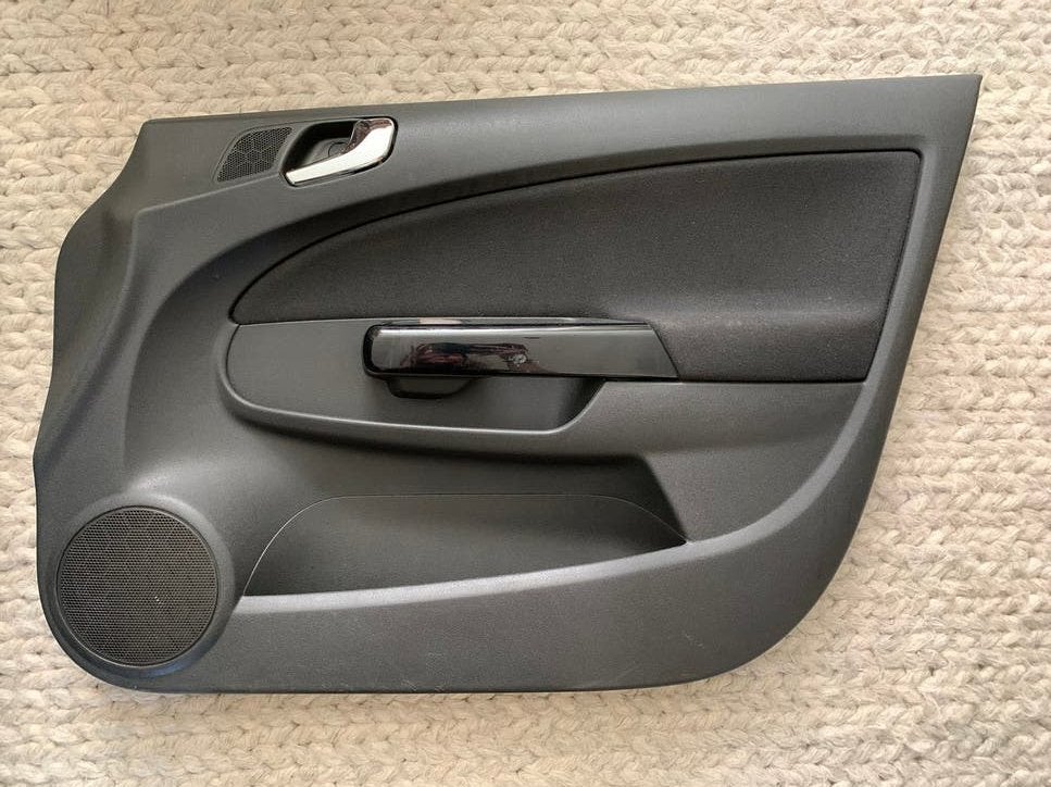 Complete set deurpanelen Opel Corsa D 5deurs Zwart Origineel, Ophalen of Verzenden, Gebruikt, Opel