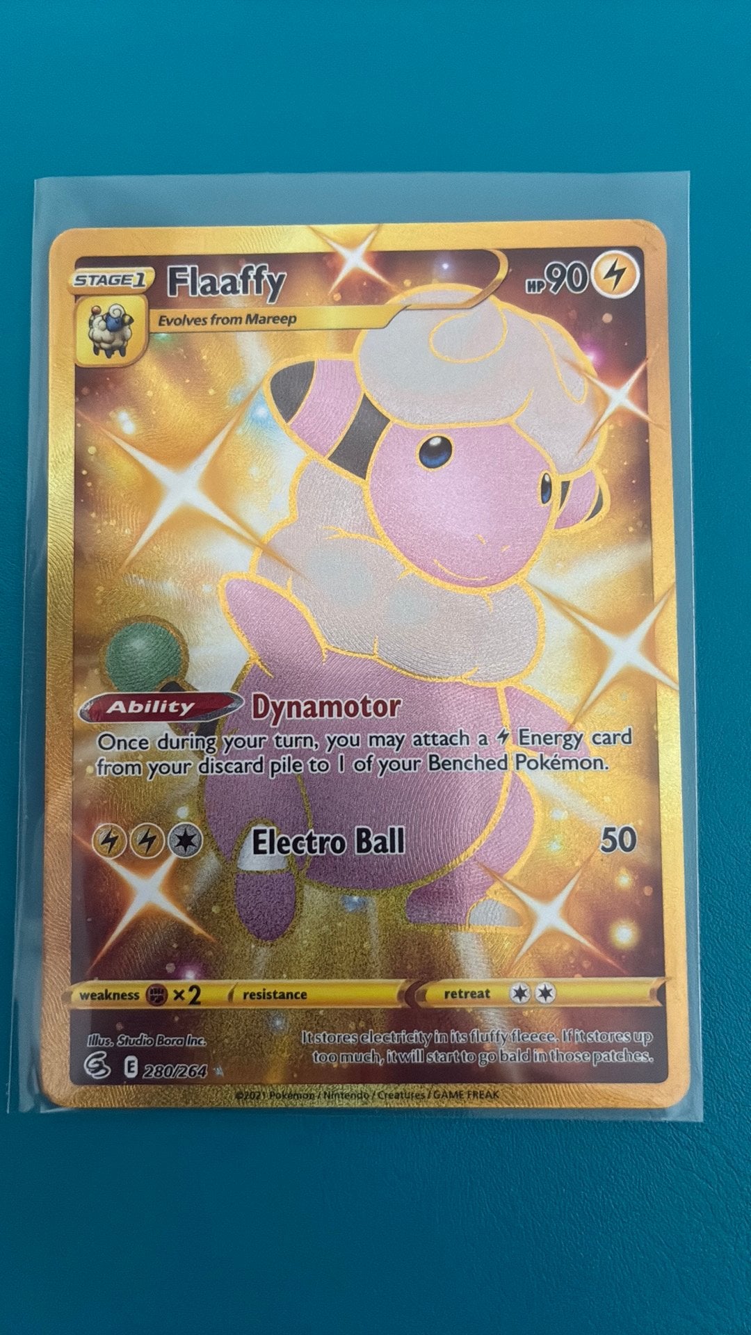 Flaaffy gold card 280 - Fusion Strike, Ophalen, Zo goed als nieuw