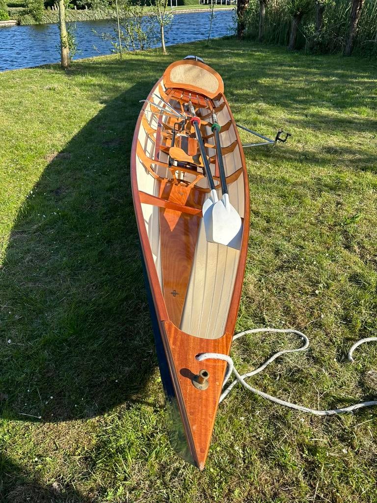 Wherry/ Thames skiff met riet gevlochten rugleuning, Ophalen, Zo goed als nieuw, Eén persoon, Overige typen
