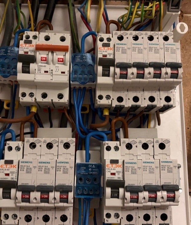 Groepenkasten met diverse installatieautomaten, Ophalen of Verzenden, Gebruikt, Eaton, Groepenkast