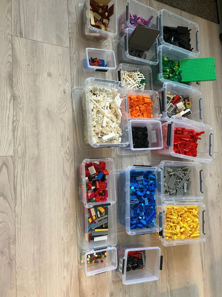 Partij LEGO met complete sets en losse stenen, Overige thema's, Lego, Overige typen, Ophalen of Verzenden
