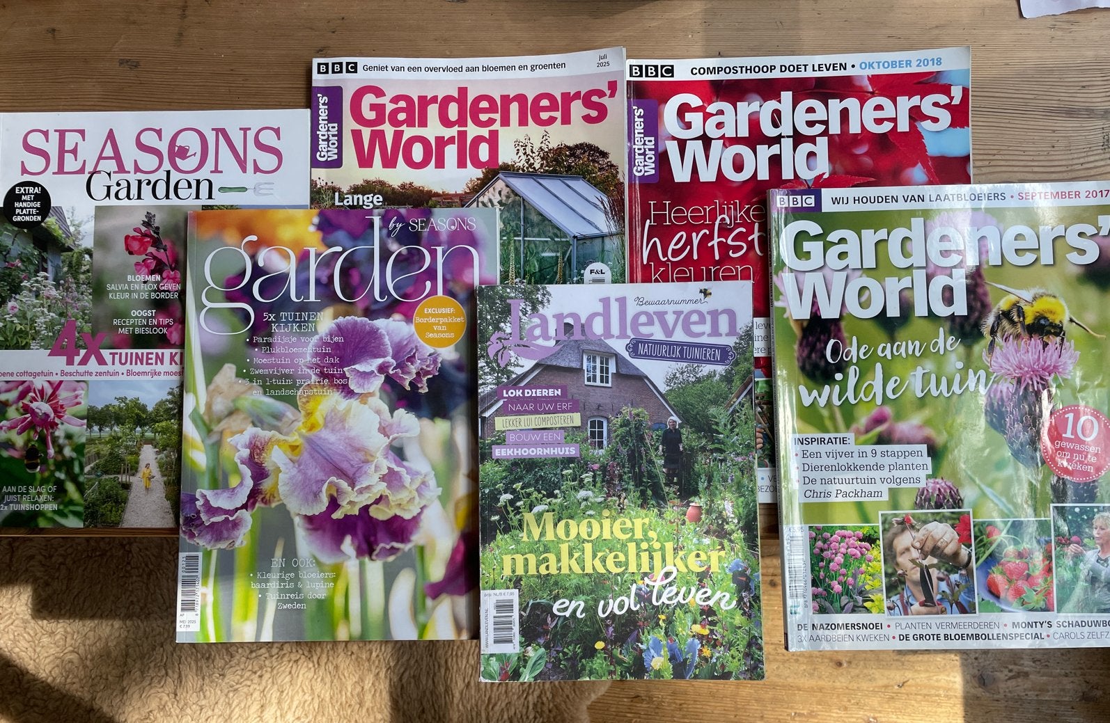 Tuinbladen: Seasons, Landleven, Gardeners' World, Ophalen of Verzenden, Zo goed als nieuw, Overige typen