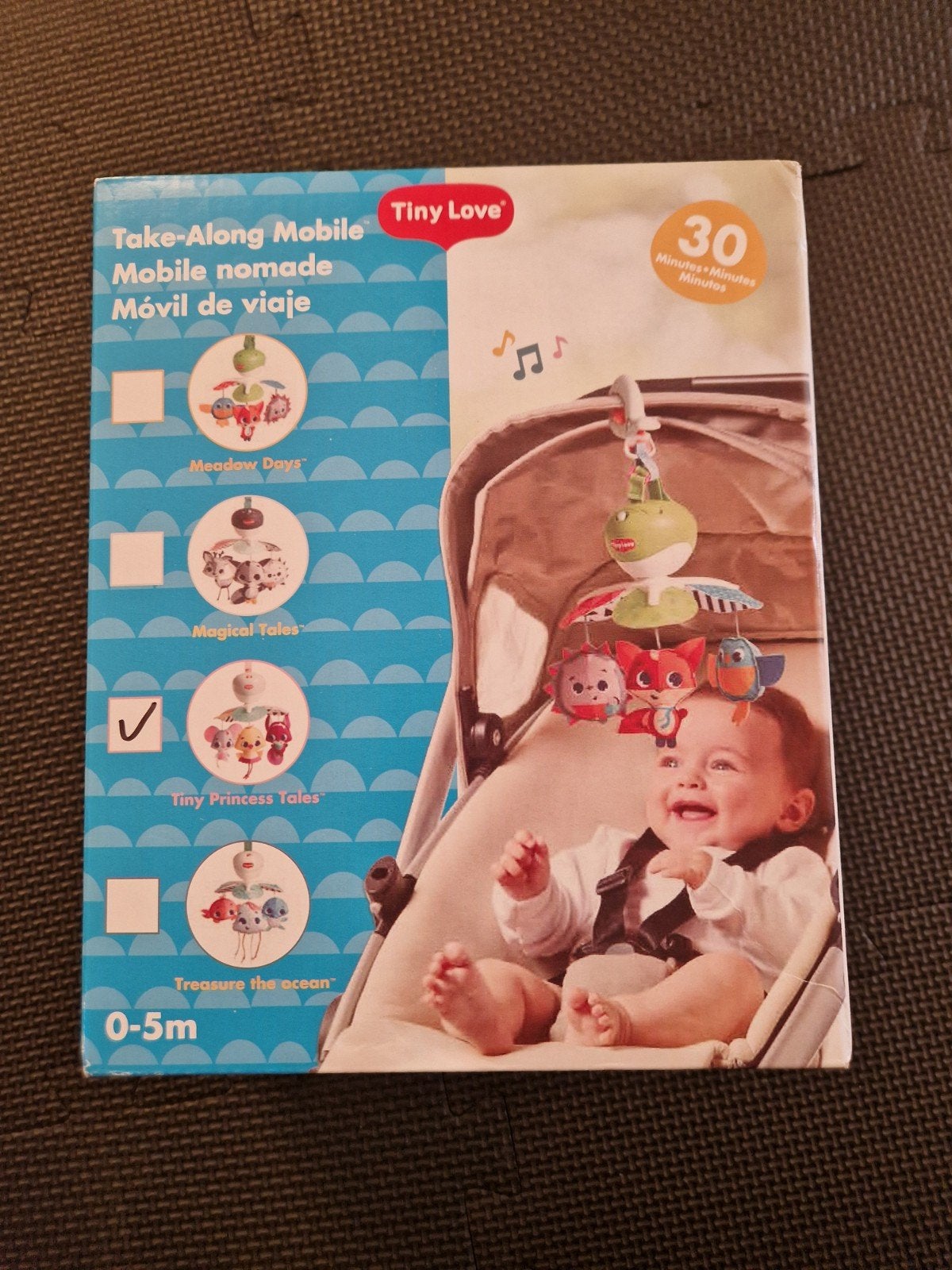Tiny Love Take-Along Mobiel - Tiny Princess Tales, Ophalen, Zo goed als nieuw, Mobiel, Met geluid