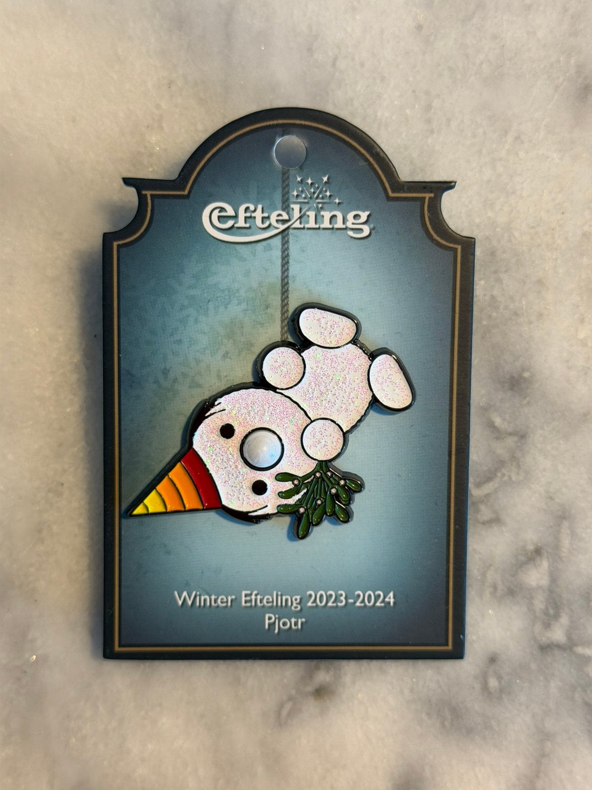 Winter Efteling Pjotr 2023-2024 pin, Ophalen of Verzenden, Nieuw, Button of Speldje