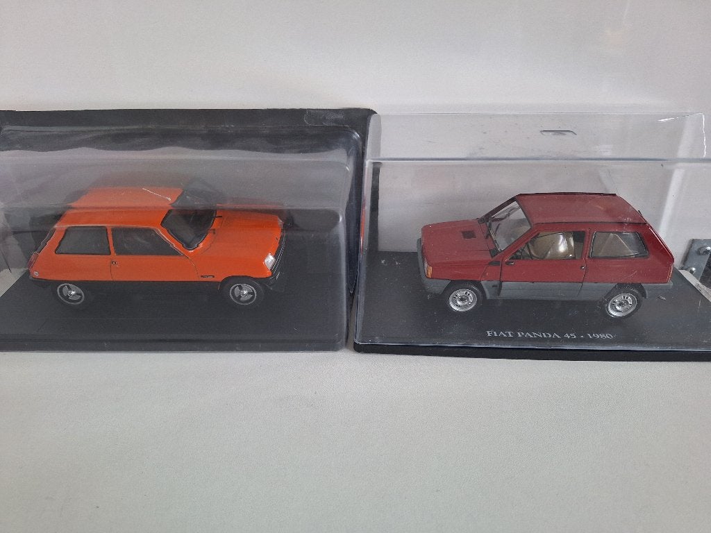 Renault 5 Mirage Fiat Panda 45 Atlas 1/24, Hobby en Vrije tijd, Ophalen of Verzenden, Nieuw, Auto, Overige merken