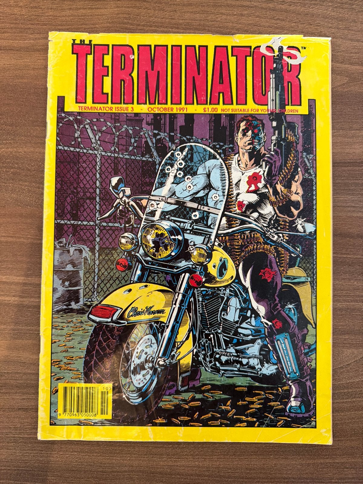 The Terminator Comic - Issue 3 (Oktober 1991), Boeken, Eén stripboek, Verzenden, Zo goed als nieuw