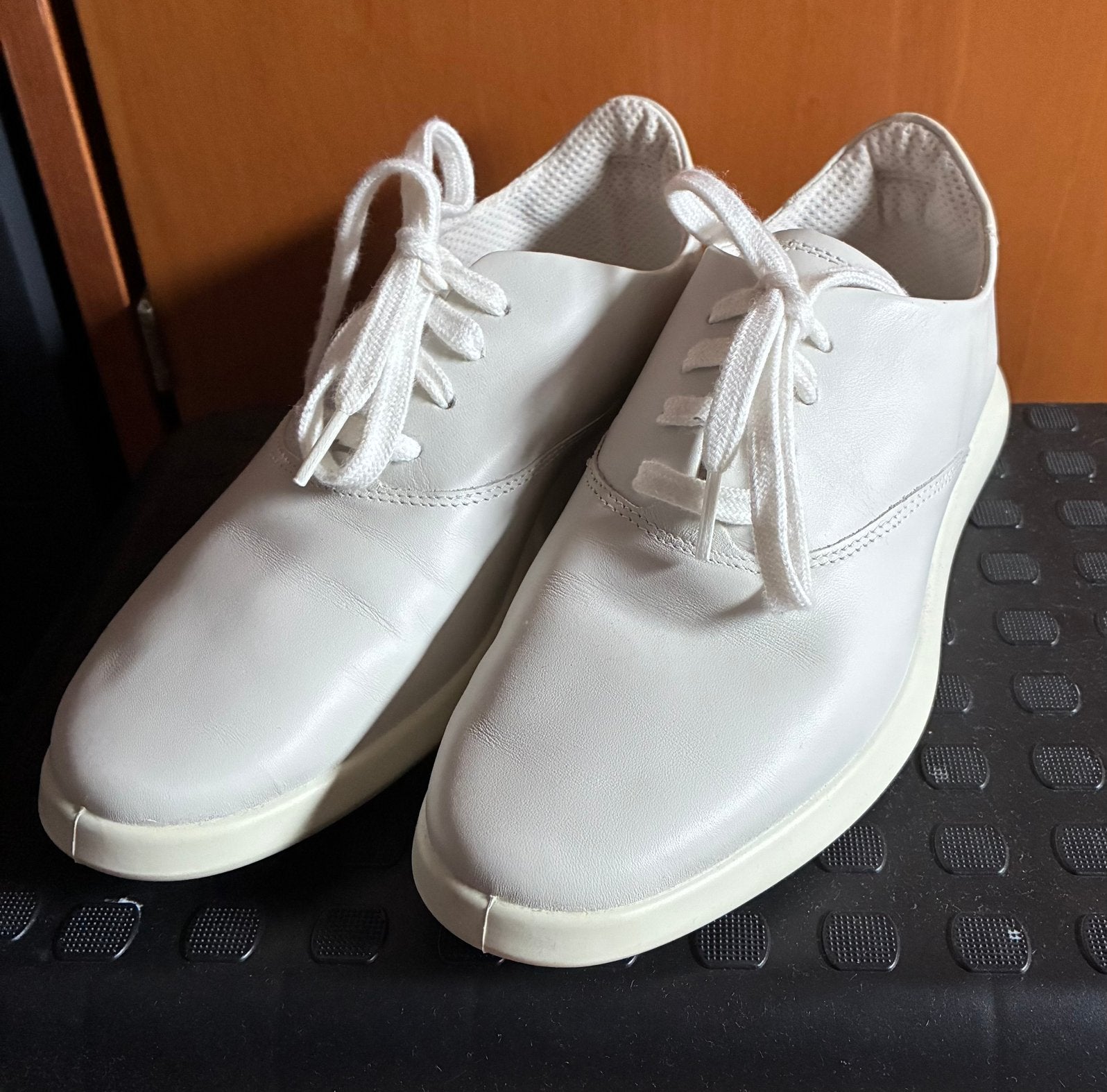 Dames Ecco schoenen wit maat 38, Wit, Ophalen of Verzenden, Sneakers of Gympen, Zo goed als nieuw