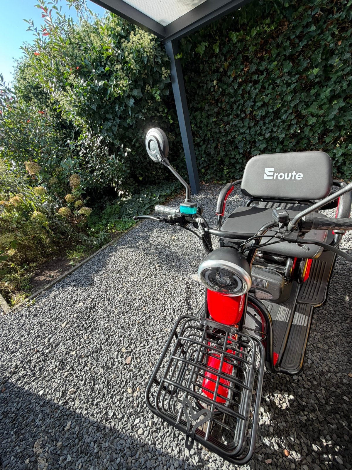 Stoere electr. Driewieler voor 1, 2 of 2 1/2 persoon, Diversen, Zo goed als nieuw, 16 km/u of meer, 46 km of meer, Ophalen