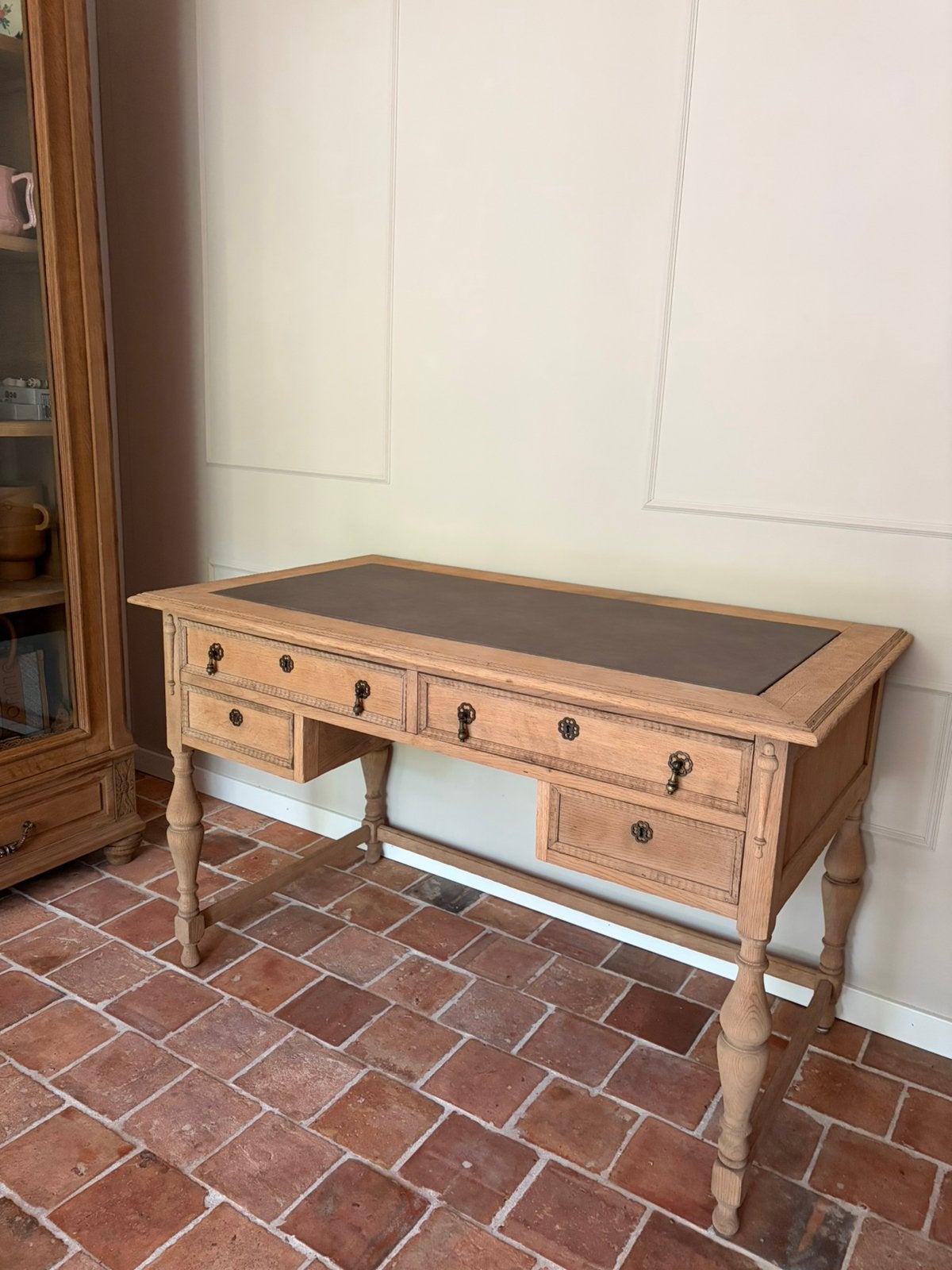 Antiek bureau, sidetable vintage brocante buro make up tafel, Ophalen, 100 tot 150 cm, Brocante antiek, ...