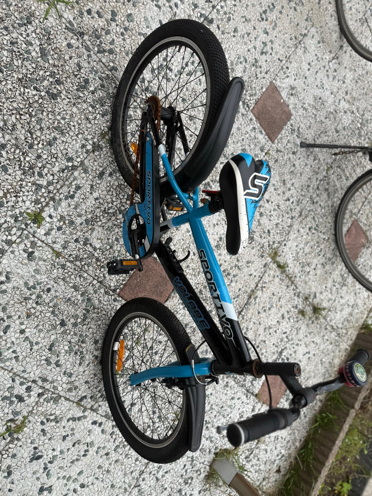 Volare Sportivo Kinderfiets 20 inch - Blauw/Zwart, Ophalen, Gebruikt