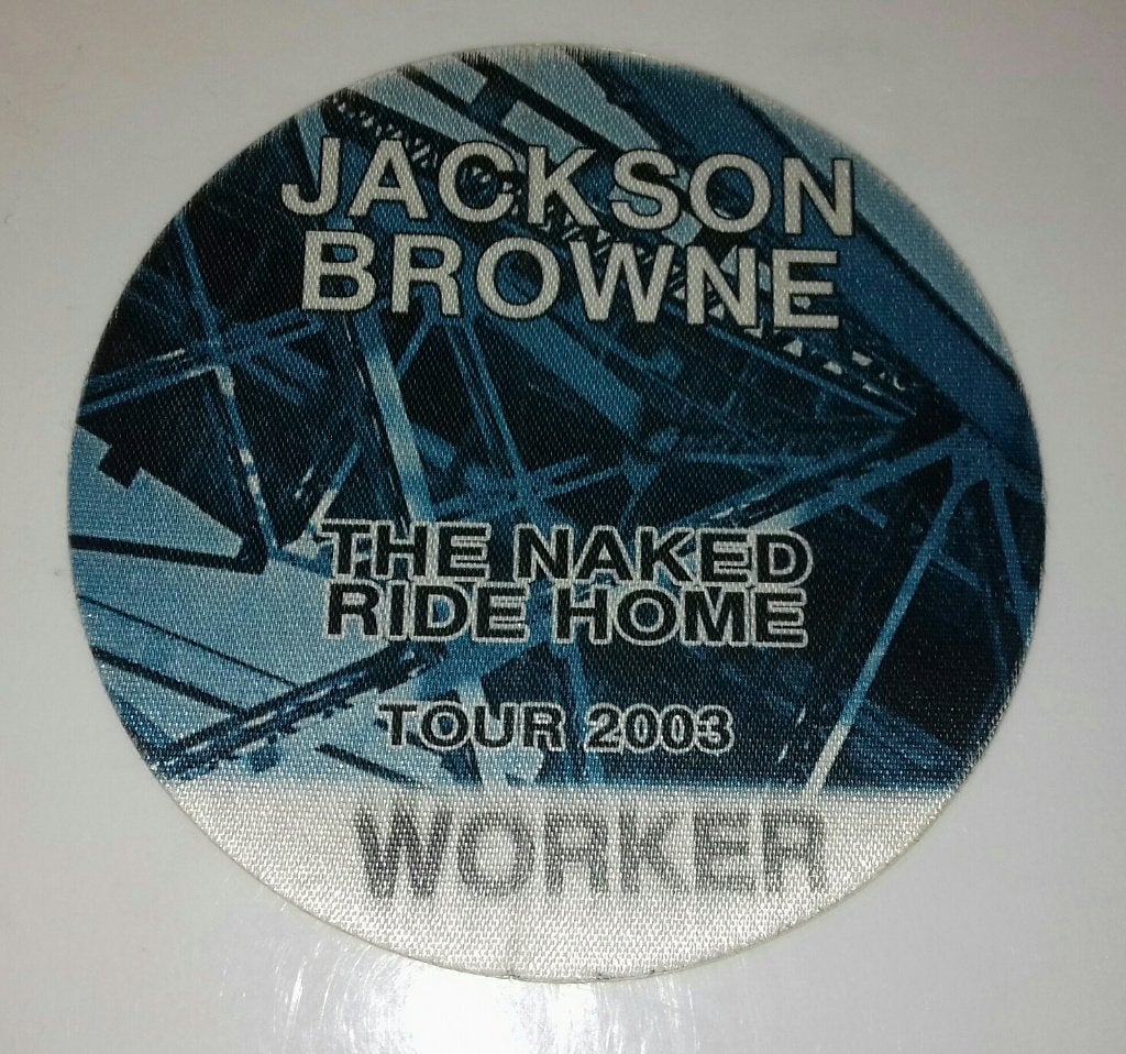 Jackson Browne BACKSTAGE PASS Amsterdam 2003, Gebruikt, Verzenden, Jackson Browne, NvT