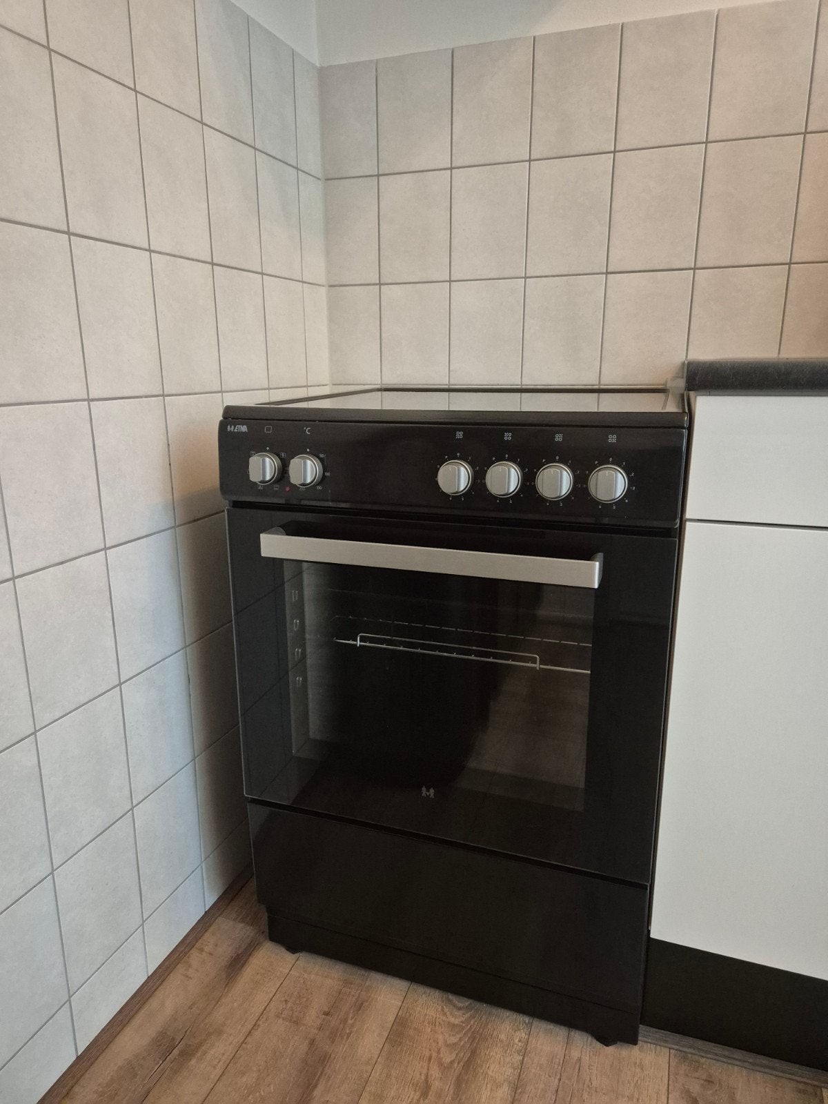 Etna vrijstaand inductiefornuis inclusief oven, Witgoed en Apparatuur, Ophalen, Hete lucht, 60 cm of meer, 4 kookzones