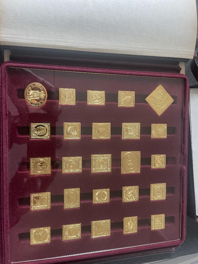 franklin mint World First Stamps, Ophalen of Verzenden, Nederland en Buitenland