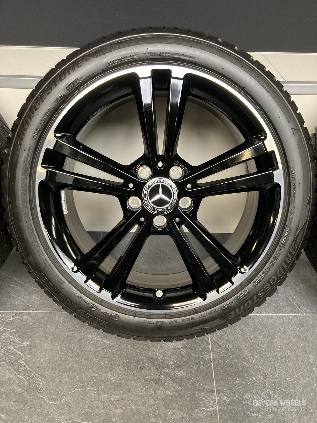 18” originele Mercedes A W177 B W247 velgen + winterbanden, Auto-onderdelen, Banden en Velgen, 18 inch, Gebruikt, -, -