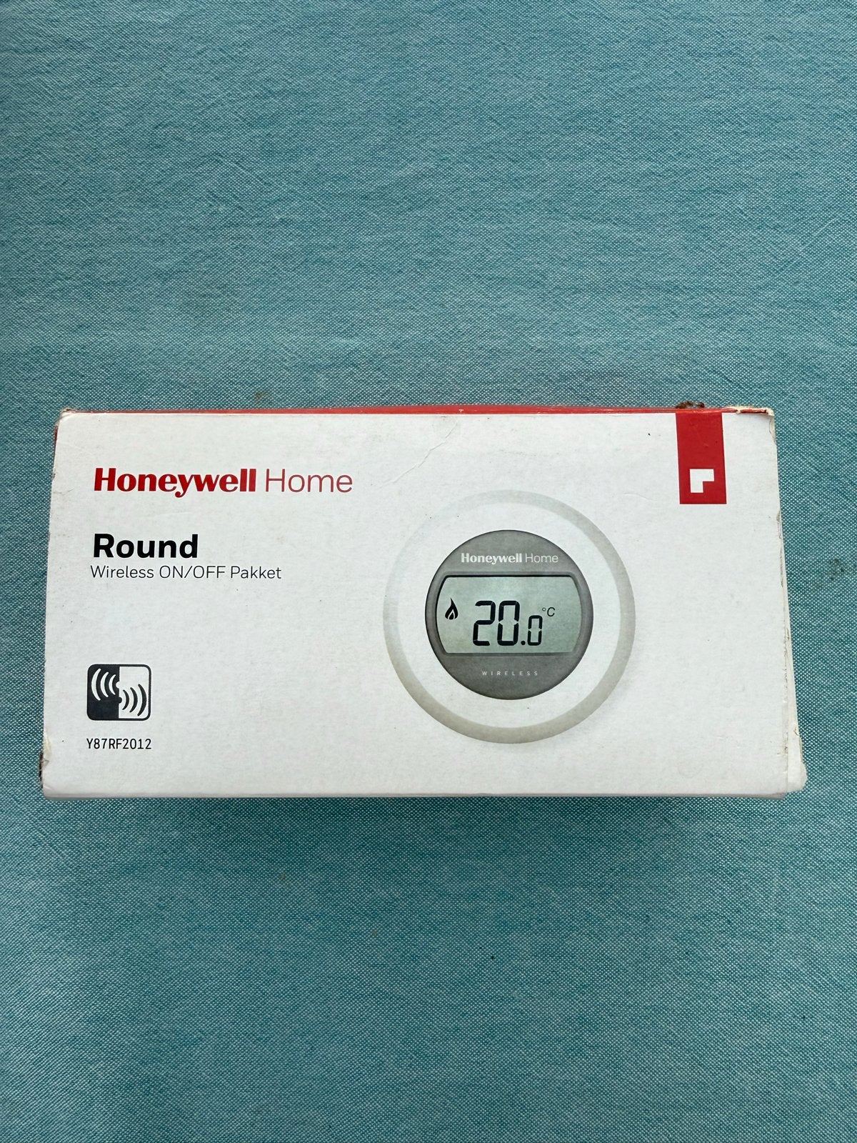 Honeywell Home Round Draadloos ON/OFF Pakket Y87RF2012, Ophalen of Verzenden, Slimme thermostaat, Zo goed als nieuw