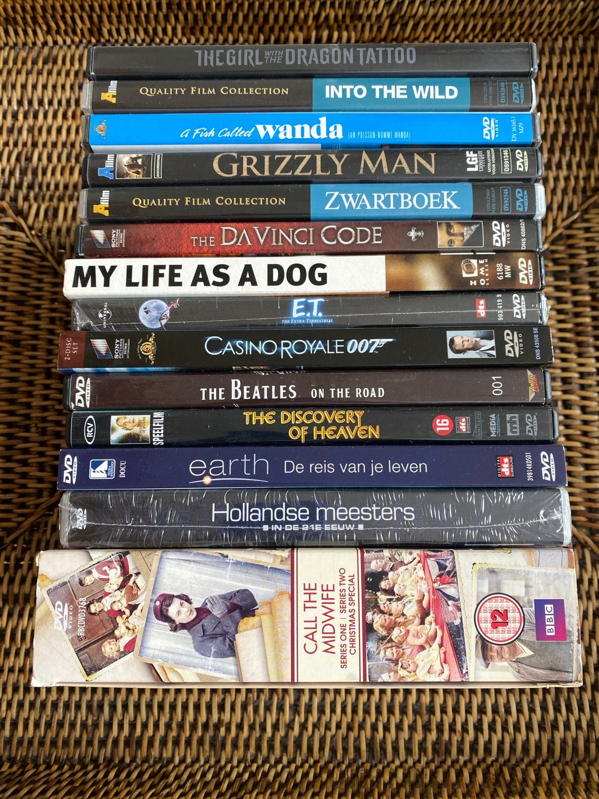 Grote collectie DVD's: films en series (14 stuks), Ophalen, Engels, Vanaf 16 jaar, Nederlands