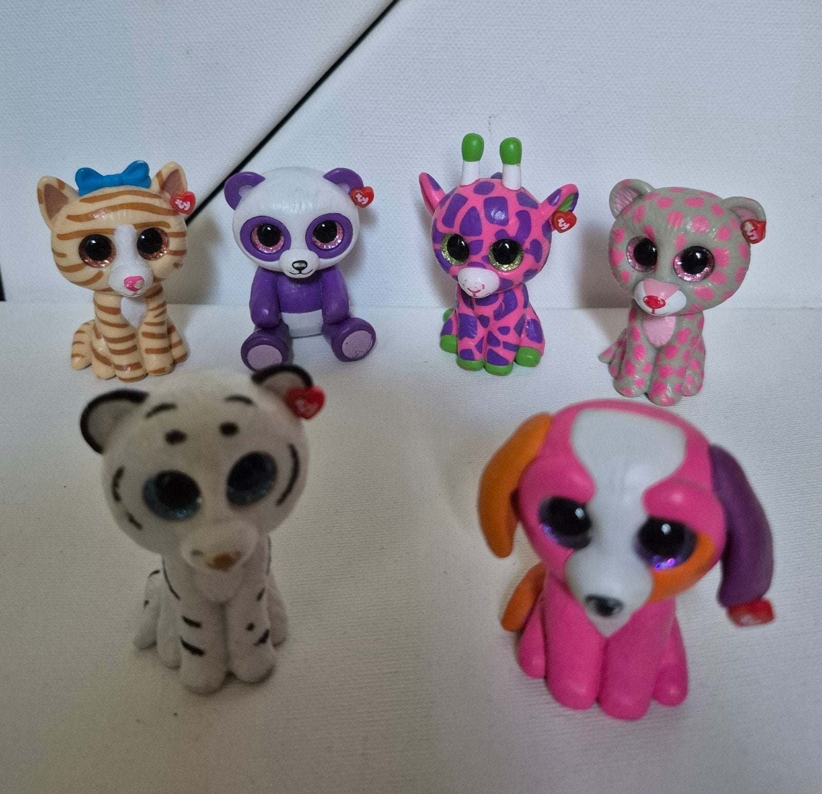 Ty Beanie Boos Mini Figuren Set - 6 Stuks, Ophalen of Verzenden, Gebruikt