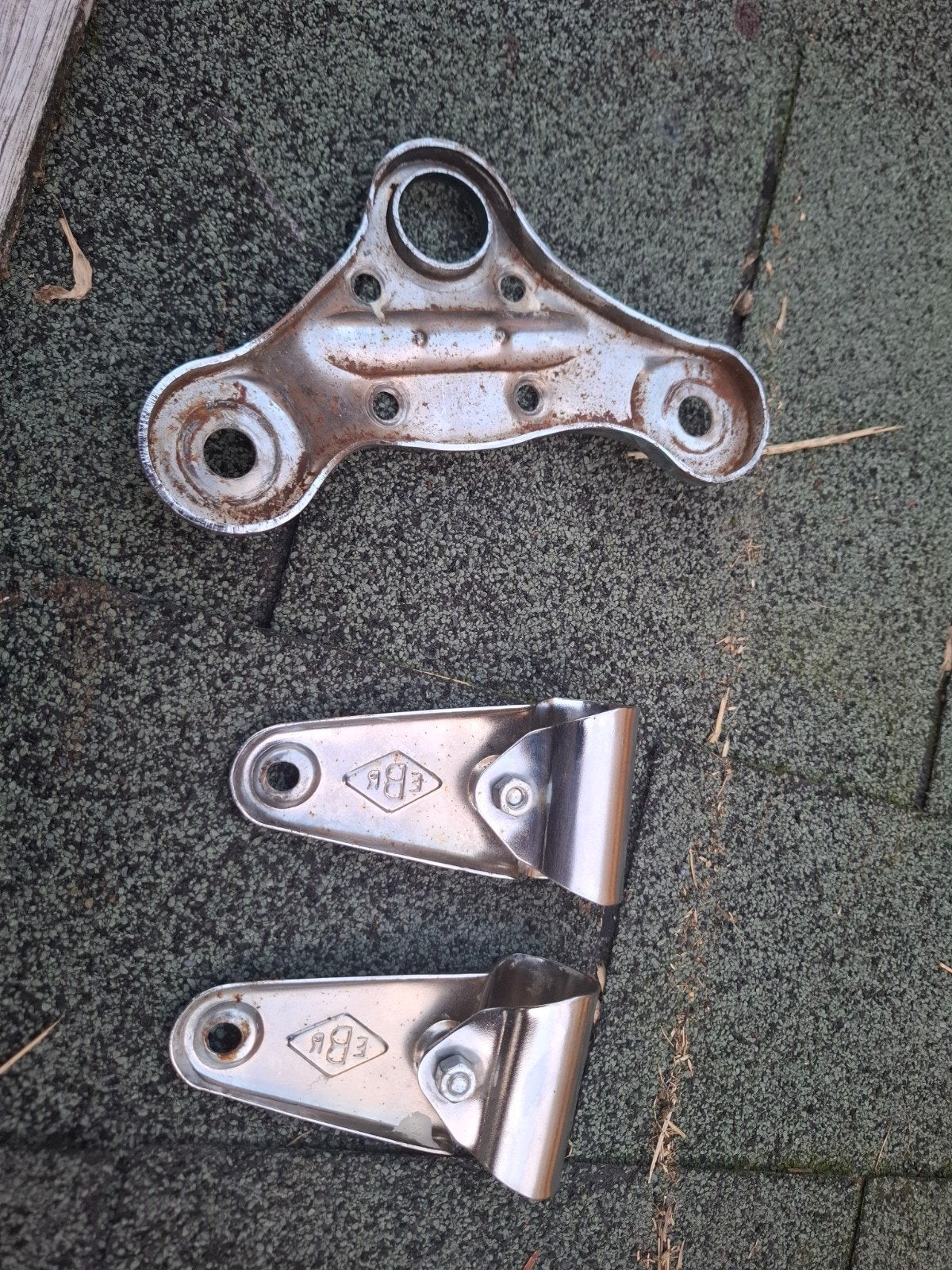 EBR Koplamp oren en kroonplaat voor Puch, Ophalen of Verzenden, Gebruikt, Koplamp