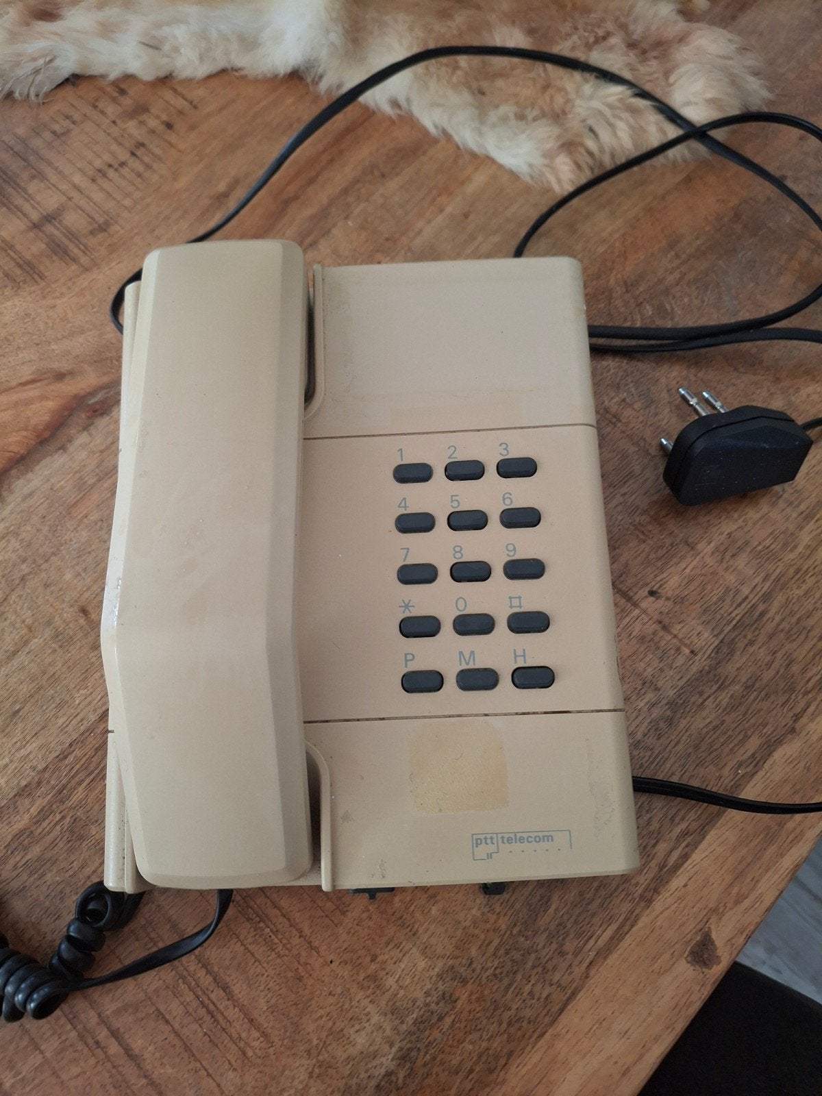 Vintage PTT Telecom druktoetstelefoon, Ophalen of Verzenden, Gebruikt