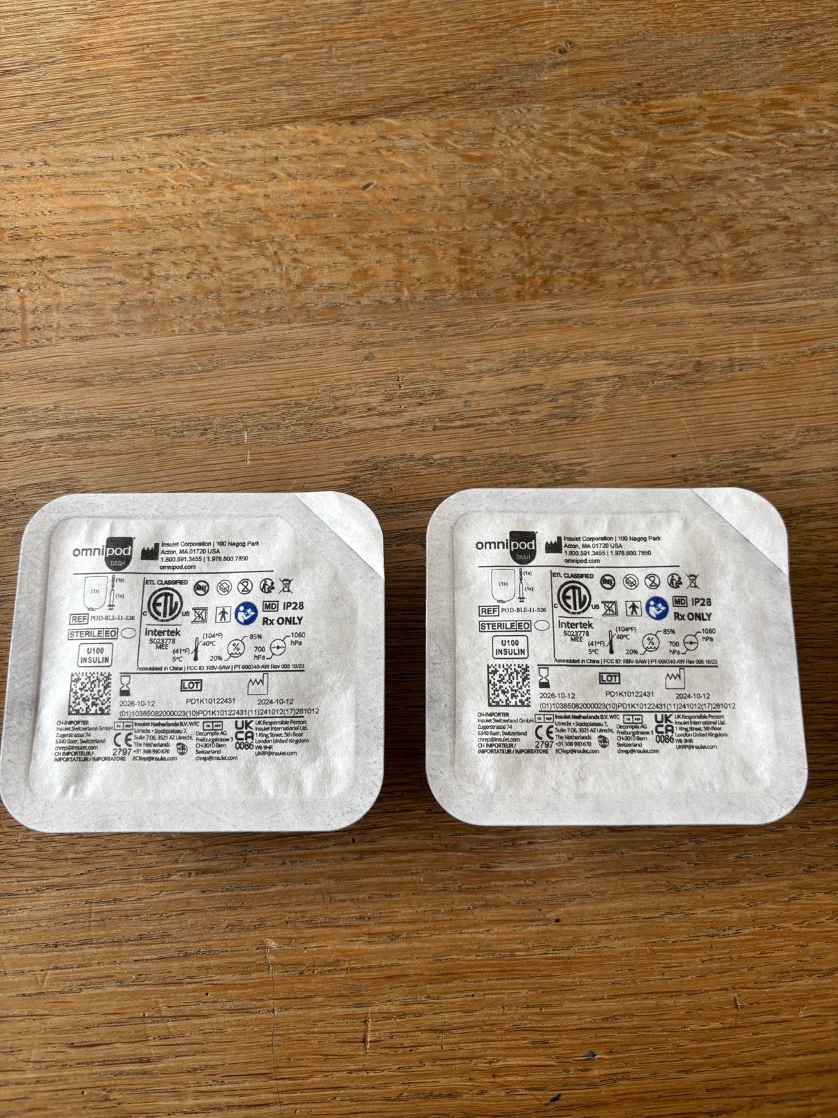 Omnipod dash, Ophalen