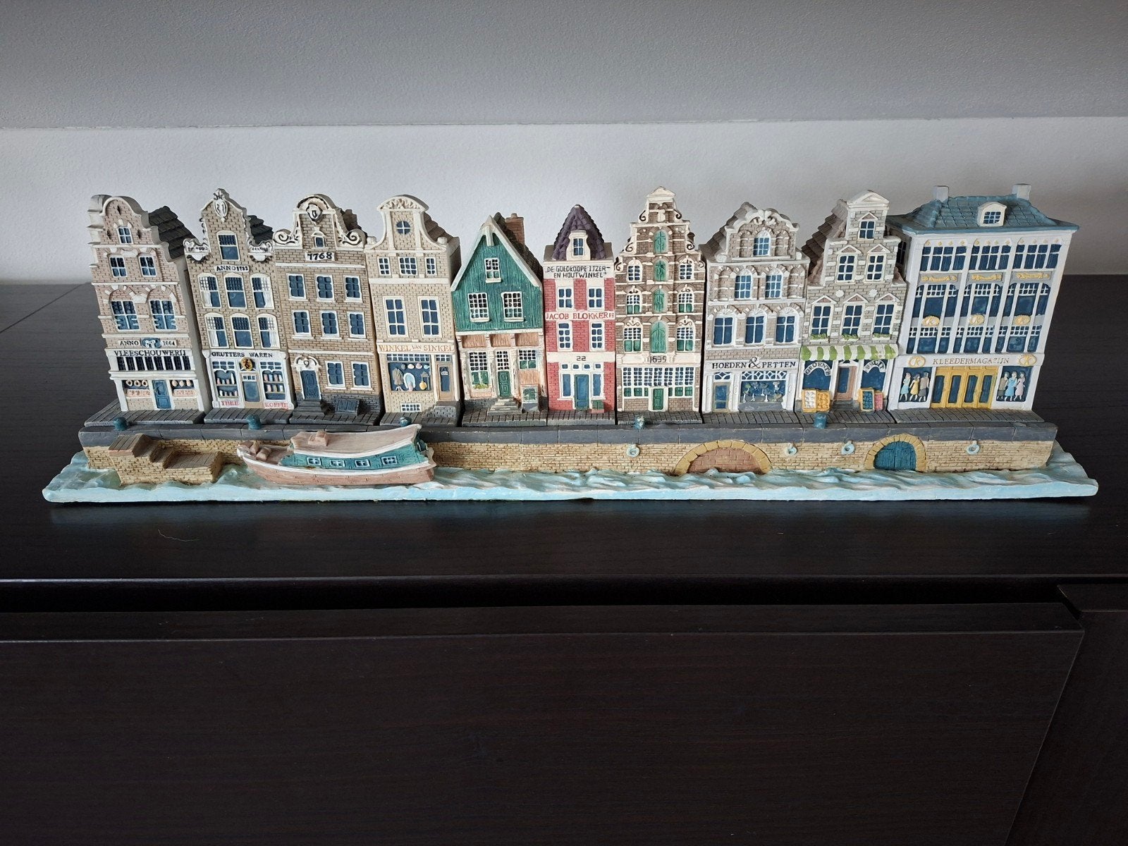 Miniatuur grachtenpandjes Amsterdam NIEUW € 50,00, Ophalen, Nieuw, Overige typen