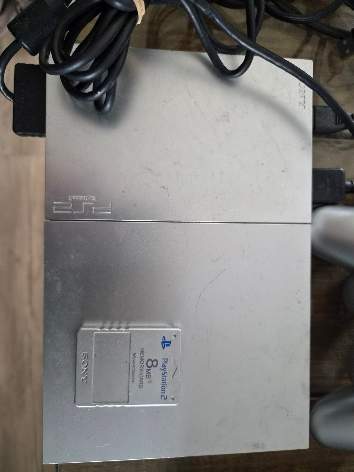Sony PlayStation 2 Slim (SCPH-90004) met accessoires, Gebruikt, Ophalen of Verzenden, Met geheugenkaart, Met 1 controller