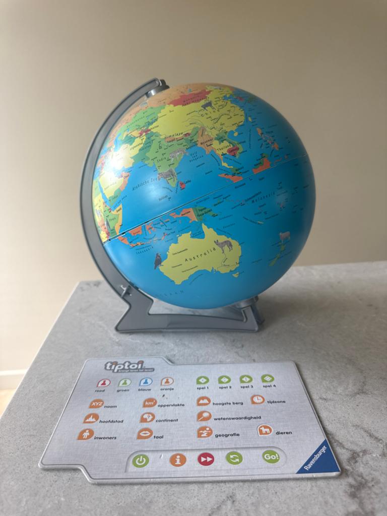 Ravensburger tiptoi Globe - Interactieve Wereldbol, Ophalen, Interactief, Zo goed als nieuw