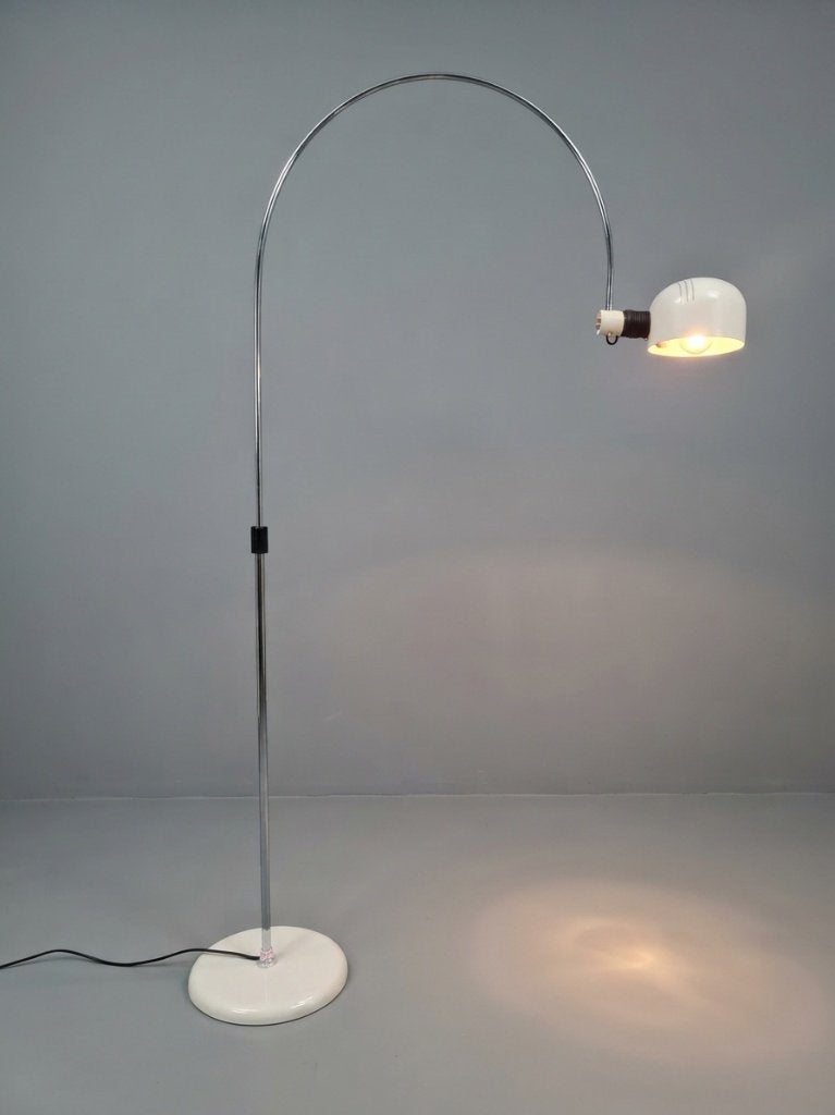 Vintage booglamp Gepo Amsterdam jaren 70, Ophalen, Gebruikt, E27 (groot), Space age vintage