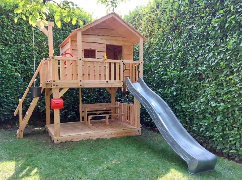 BOOMHUT PALEIS speeltoren speelhuis klimtoren speeltoestel, Kinderen en Baby's, Speelgoed | Buiten | Speeltoestellen, Ophalen