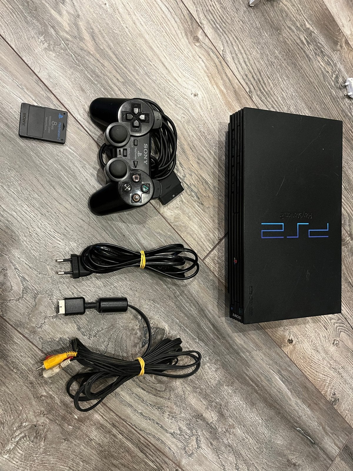 PlayStation 2 (PS2) set met controller en geheugenkaart, Ophalen, Gebruikt, Met geheugenkaart, Met 1 controller
