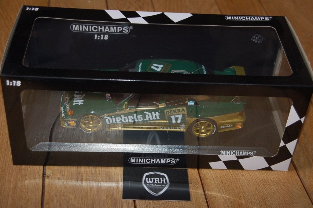 1:18 MERCEDES 190 EVO 2 DIEBELS ALT #17 Minichamps WRH, Verzenden, Zo goed als nieuw, Auto, MiniChamps
