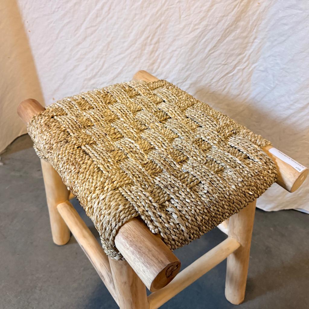 Krukje van massief teakhout - 46 x 34 cm - TTM Wonen, TTM Wonen, Meubels – (Perzische) Tapijten en Woonaccessoires, Taag 63, 2491 CS, Den Haag (Forepark)
