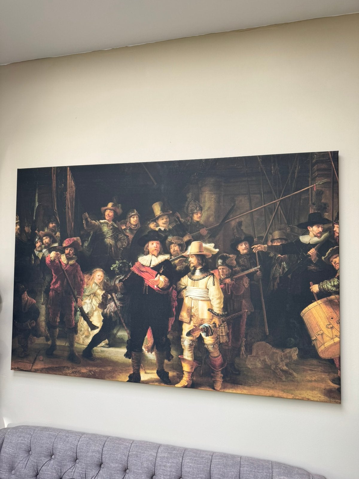 De Nachtwacht, Ophalen