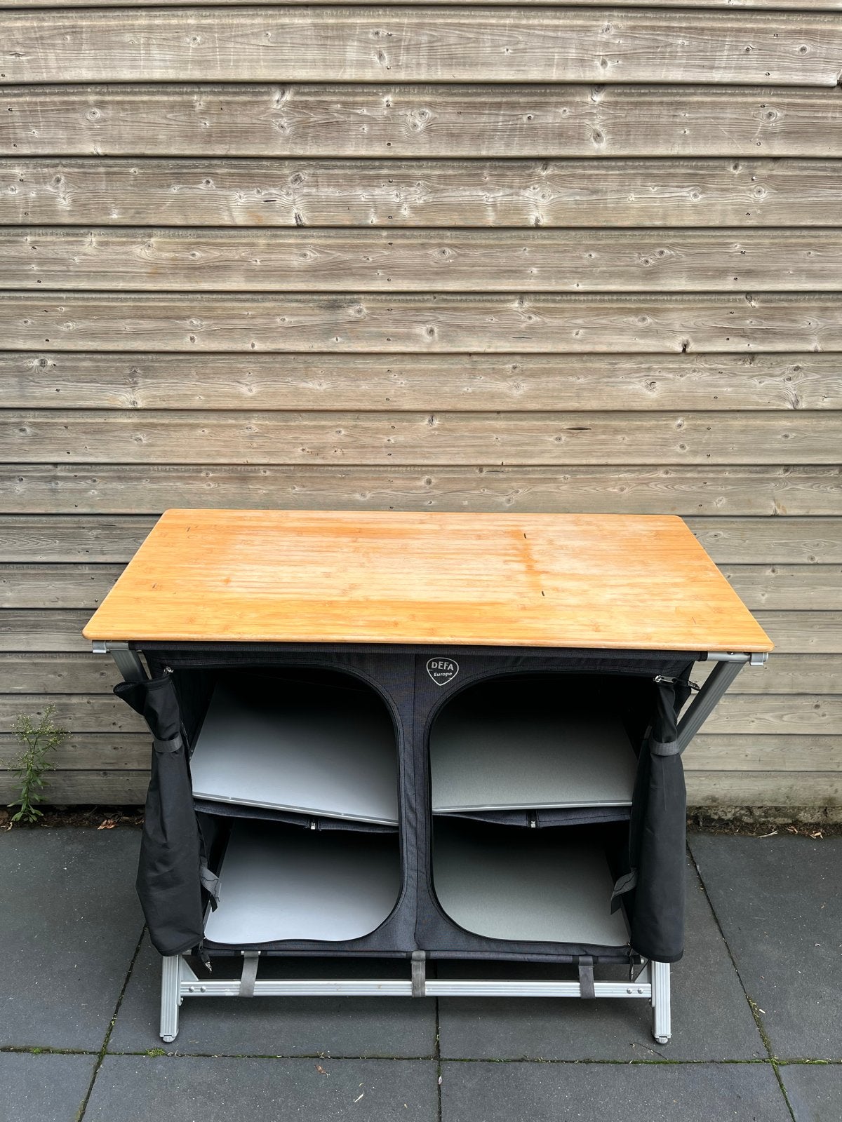 Handige Buitenkeuken / Campingkast - DEFA Europe, Caravans en Kamperen, Ophalen, Gebruikt